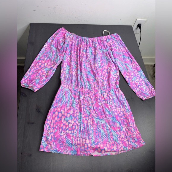 Lilly Pulitzer Lana Skort Romper - Pink Sorbet High Altitude - Picture 4 of 10